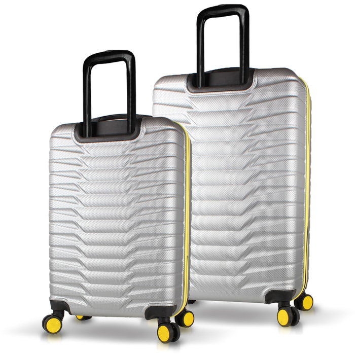 Zoozie Bags Juego de maletas de 2 piezas Gris